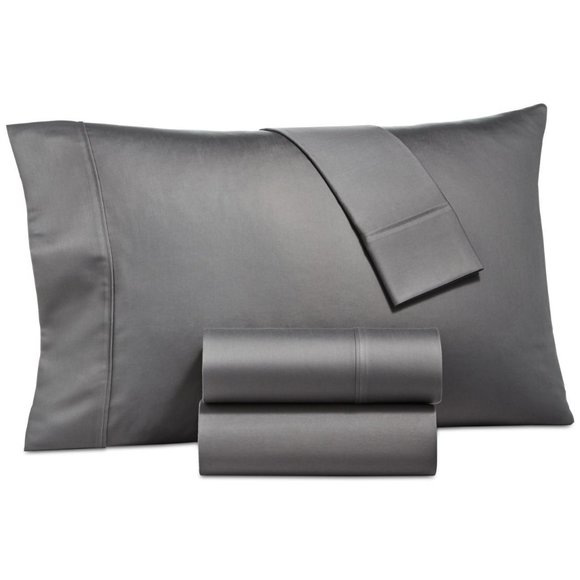Camden Extra Deep 1250 Thread Count 4 Pc. California King Sheet Set Grey - Picture 1 of 2